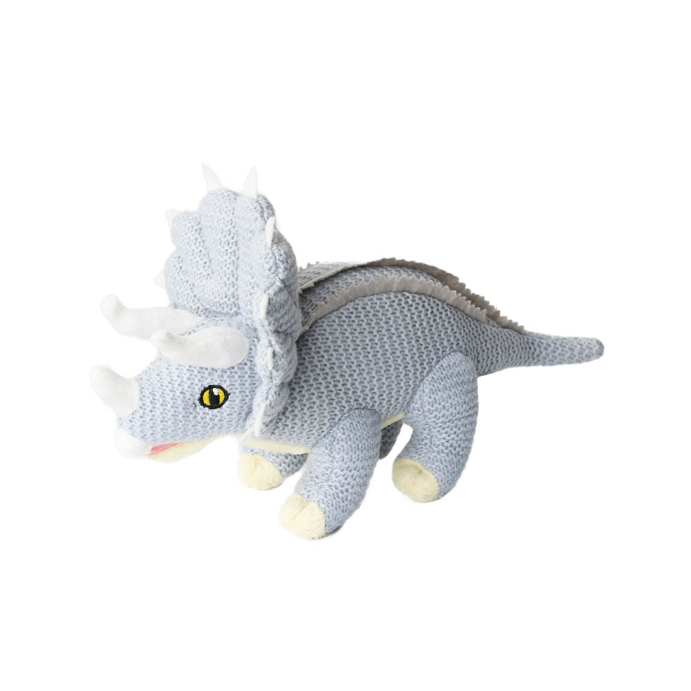 Triceratops (Blue) - Small - Wilberry Knitted