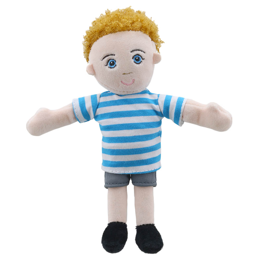 Finger Puppets: Boy (Blue/White Top)