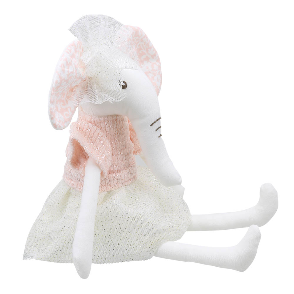 Elephant (Pale Pink) - Wilberry Linen Soft Toy