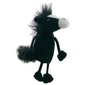 Horse - Black - Finger Puppets