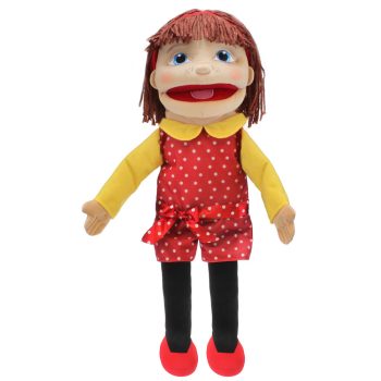 People Puppet Buddies: Medium Girl (Red/Yellow Outfit)