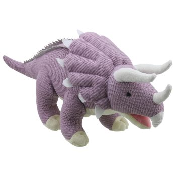 Triceratops (Lilac) - Large - Wilberry Knitted
