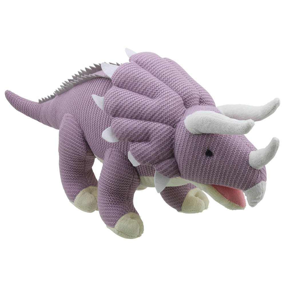 Triceratops (Lilac) - Large - Wilberry Knitted