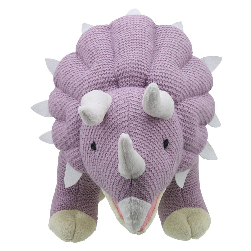 Triceratops (Lilac) - Large - Wilberry Knitted