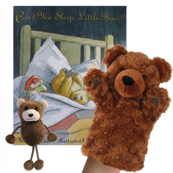 Can’t You Sleep Little Bear Book with Puppets
