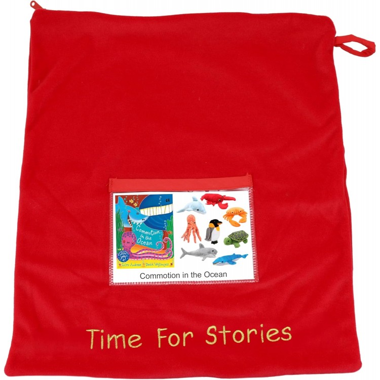 Commotion in the Ocean Book and Puppet Set