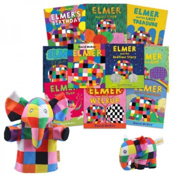 Elmer Mega Book and Puppet Collection