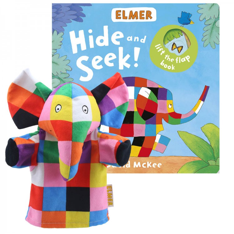 Elmer Hide and Seek! And My First Elmer Puppet