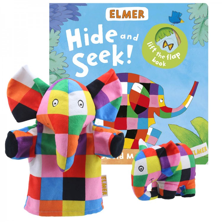 Elmer Hide and Seek! And My First Elmer Puppet and Elmer Finger Puppet