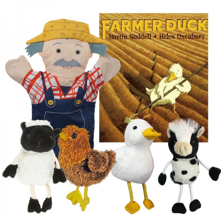 Farmer Duck Book with Puppets