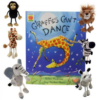 Giraffes Can’t Dance Book with Finger Puppets