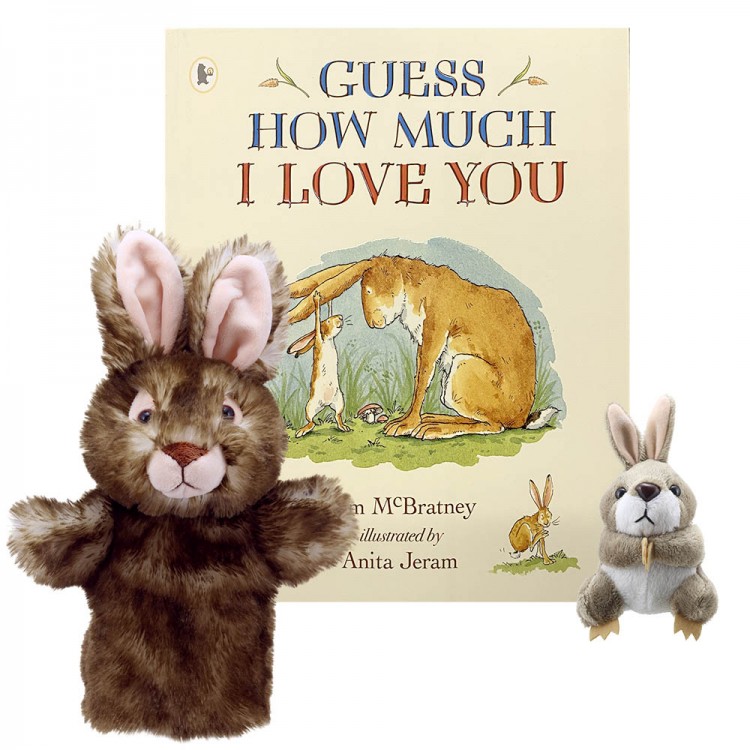 Guess How Much I Love You Book with Puppets