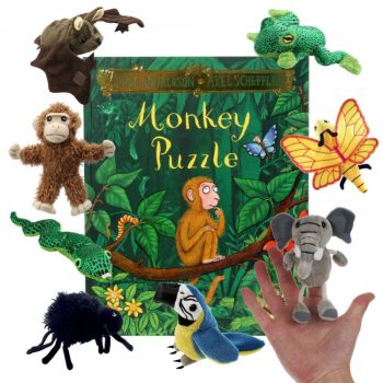 Monkey Puzzle Book with Finger Puppets