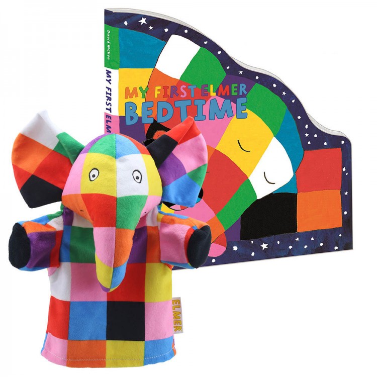 Elmer Bedtime and My First Elmer Puppet