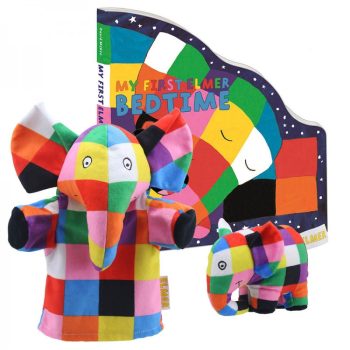 Elmer Bedtime and My First Elmer Puppet and Elmer Finger Puppet