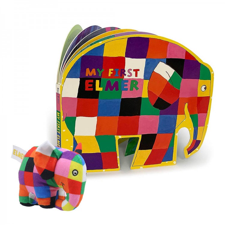 My First Elmer and Elmer Finger Puppet