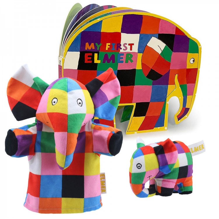 My First Elmer and My First Elmer Puppet and Elmer Finger Puppet