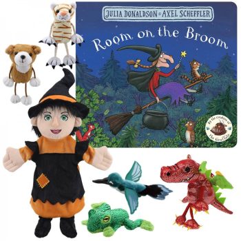 Room on a Broom Book with Hand Puppet