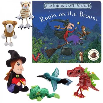 Room on a Broom Book with Soft Toy Witch
