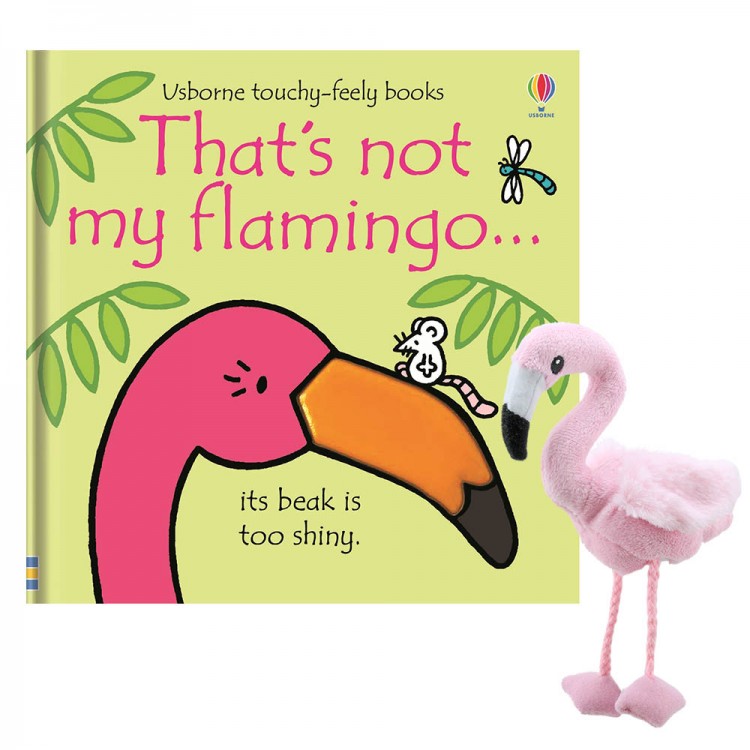That’s Not My Flamingo Book and Finger Puppet Set