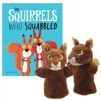 The Squirrels Who Squabbled Book and Puppet Set