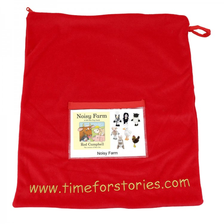 Noisy Farm Book with Finger Puppets