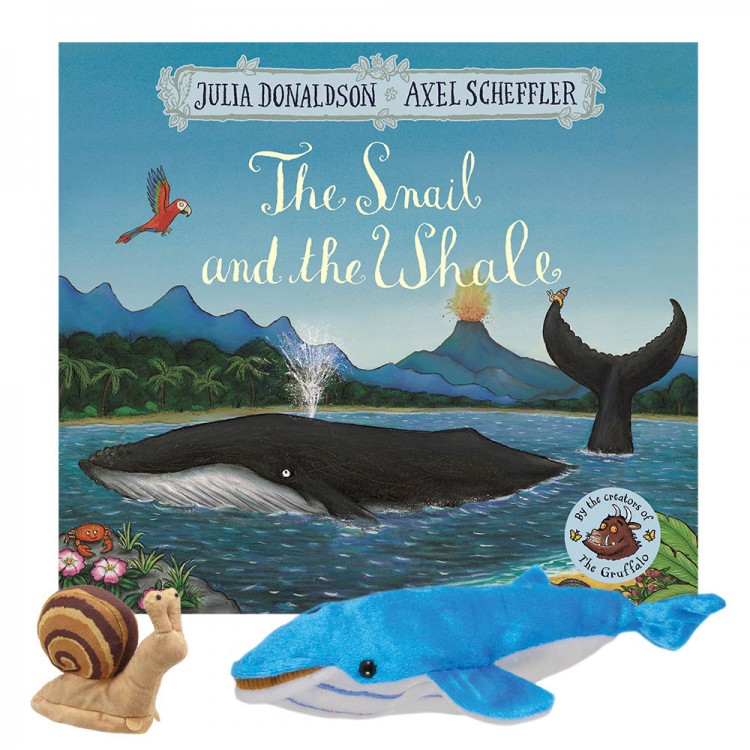 The Snail and the Whale Book with Puppets
