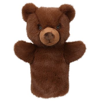 Eco Animal Puppet Buddies Brown Bear Hand Puppet